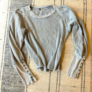 Free People grey top